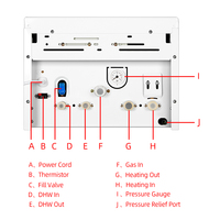 Chaudière murale à gaz combinée à faible teneur en NOx 20KW-40KW, anti-gel, pour chauffage domestique et eau chaude, double usage, vente en gros, usine OEM