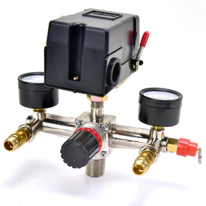Contrôleur de pressostat Pbance G1/2 100 psi pour compresseur d'air avec manomètre et valve - Product Image 5
