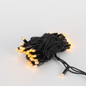 Guirnalda de <span class=keywords><strong>Luces</strong></span> <span class=keywords><strong>LED</strong></span> con Haz de Luz, para Exteriores, 10 Metros, 100 <span class=keywords><strong>LED</strong></span>, Cable de PVC Negro, 3000K, Blanco Cálido, IP67, para Caminos, Jardines, Iluminación Decorativa - Product Image 1