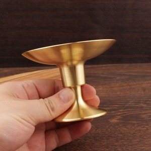 Brass <b>Candlestick</b> <b>Holder</b> Minimalist Style For Religious Activities Home Temple Use - Product Image 1