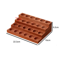 Artisanat en bois, Boîtes en bois, Panneaux muraux, Étagère de rangement durable pour huiles essentielles, Plusieurs styles, Présentoir de comptoir pour huiles essentielles Doterie