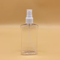 Flacon pulvérisateur carré en PET de 100 ml avec pompe pour nettoyant visage et lotion