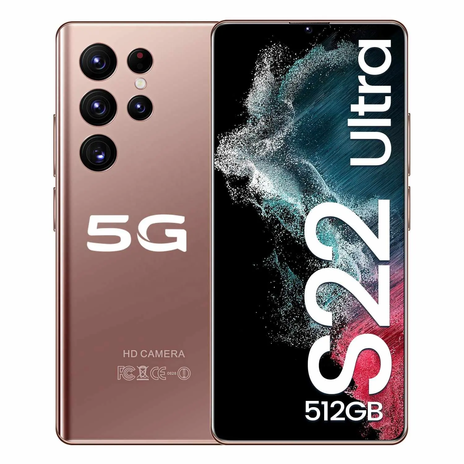S22 Ultra Smartphone Unlocked 16GB+512GB 6.7 inch full OLED Screen Dual SIM Mobile phones Original Android 11 Phone