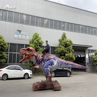 Robot dinosaure animatronique à chevaucher, en promotion