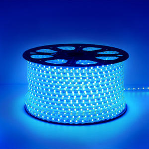 Bande lumineuse <span class=keywords><strong>Led</strong></span> Fita, <span class=keywords><strong>ruban</strong></span> d'éclairage Flexible, étanche Ip65, <span class=keywords><strong>bleu</strong></span>, smd, 2835 110V <span class=keywords><strong>220V</strong></span>, 180 diodes - Product Image 1