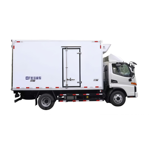 Camion frigorifique hybride 4x2 pour le transport de viande - Camion frigorifique avec boîte de stockage à froid, autonomie WLTC de 1000 km, batterie de 30 kWh - Devis usine - Product Image 1