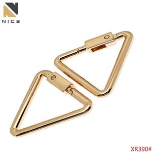 Metalen Driehoekige Veerpoortgesp Handtas Accessoires Metalen Driehoekige Veerspoel Aansluitingsgesp Voor Handtas Sleutelhanger - Product Image 5