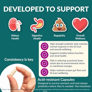 Doggy Naturals Vetbiome Plus, 120 Mil Millones de UFC, Cápsulas Probióticas para Perros y Gatos, 40 Unidades, Apoyo para la Salud Digestiva - Product Image 6