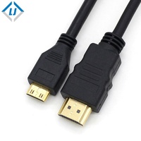 Câble Micro HDMI haute vitesse 4K, câble HDMI plaqué or 8K, type D vers HDMI