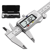 Outil de mesure de haute qualité, calibre numérique en acier inoxydable 0-150 mm/200 mm/300 mm, instrument de mesure, calibre à vernier en plastique