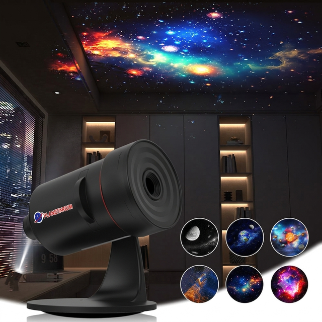 Smart Bedroom Decor Galaxy Projector Light Planetarium Star Projector for Living Room Romantic Starry Sky Night Light