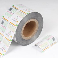 Personnalisé haut pour barrière feuille d'aluminium laminé Rollstock imprimé rouleau Film Sachet Hot Seal Emballage Sacs en plastique