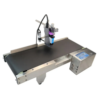 Imprimante automatique de bureau Yamatec en ligne Machine d'impression de date d'expiration de paquet de bouteille en plastique de boîte de conserve à jet d'encre avec mini couvercle