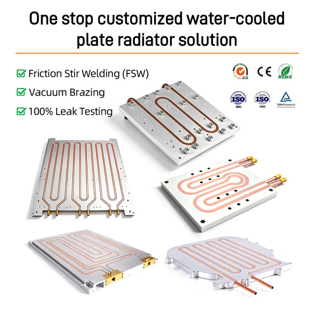 High Quality Water Cooling Plate Igbts Liquid Cooling Plate Custom Ss Cold Plate Flat Aluminum Cold Plate Manufacturers