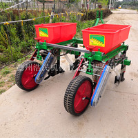 Semoir de maïs et de soja monté sur tracteur Haomin à faible puissance, avec rotoculteur et semoirs, semoir à maïs à deux rangs, largeur de travail de 450-650 mm