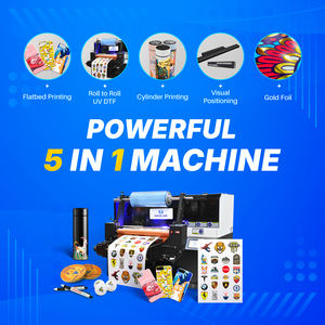 <span class=keywords><strong>Impresora</strong></span> Multifuncional con Cabezal I3200-U1HD, Lámina Dorada, Impresión Plana/Rollo a Rollo/UV DTF, Formato A3/A2, con Laminador - Product Image 2