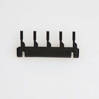 Boîte de 5 paquets de boucles à rangées noires tendance de deuxième génération, en PVC haute température 6D, pour cheveux longs, usage commercial universel