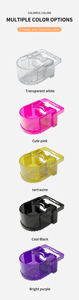 Carfu Hot Selling Source Factory <b>Car</b> Interior Accessories Multiple Colors Universal <b>Car</b> Drink Holder with Iron <b>Clamp</b> - Product Image 5