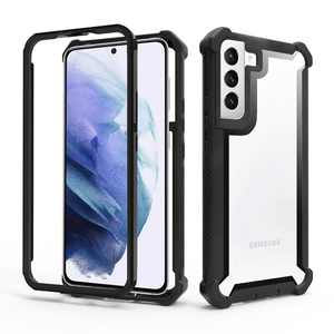Funda para Teléfono <span class=keywords><strong>Celular</strong></span>, Accesorios, Carcasa Trasera Transparente 2 en 1 para <span class=keywords><strong>Samsung</strong></span> <span class=keywords><strong>Galaxy</strong></span> S22 Ultra S22 Plus 5G, Fundas Híbridas de TPU y PC - Product Image 2