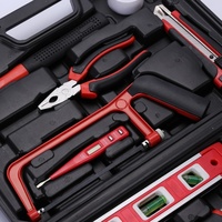 Ensemble d'outils de réparation de plomberie et d'électricité de 19 pièces avec marteau à griffes et ruban isolant