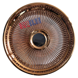 ล้อฟอร์จสีโรสโกลด์ 5x114.3 ขนาด 26 นิ้ว ล้อซี่ลวด  พร้อมฝาครอบดุมล้อแบบลอยตัว - Product Image 5