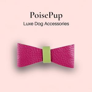 Cute Handmade Real Genuine Soft Full Grain Leather Pet Dog <b>Bow</b> <b>Tie</b>| High End Quality Gifts For Puppy <b>Boys</b> And Girls Pets - Product Image 1