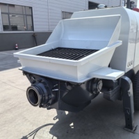 P-018 petite pompe concrète diesel électrique pompe concrète hydraulique