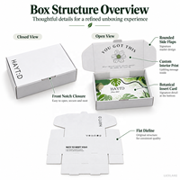Boîtes en carton ondulé personnalisées avec logo, pour bouquets, cadeaux, expéditions botaniques, emballages de livraison, boîtes en papier