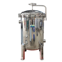Filtre à eau en acier inoxydable 304/316 à 9 sacs, système de filtration de qualité alimentaire pour la filtration des boissons et de l'eau