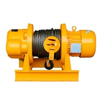 Treuil à poutre simple robuste 1 tonne 2 tonnes 3T 5T Palan 380V Treuil de traction par câble Grue de construction marine