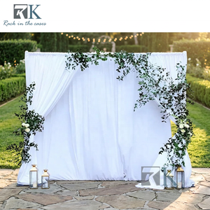 Support de fleurs de mariage en alliage d'aluminium, kit de tubes réglables en hauteur - Product Image 2