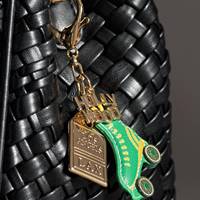 Zomer Voor Collectie Multi-Element Sleutelhanger Metalen Citroen Kersen Fruit Diy Accessoires Tas Sleutelhanger