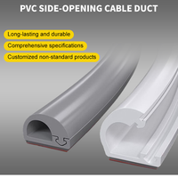 Organisateur de câbles flexible en PVC solide haute résistance, anti-déformation, facile à nettoyer, gaine de gestion des fils -5~65 Runqi RQ-ZZXC