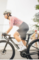 Maillot de cyclisme VTT AEC.CYSLIST 2026 été léger, séchage rapide, anti-humidité, rayé rouge et bleu