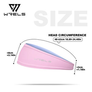 رباط رأس رياضي للجري ماركة wall ، عصابة رأس يوجا للرجال والنساء مضادة للعرق ، عصابة شعر عالية الجودة لكرة المضرب وكرة السلة - Product Image 6