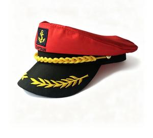 Nouveau Chapeau de Capitaine de Yacht pour Adulte, Casquette Marine Réglable, Chapeau d'Amarilleur Brodé 3D, Décoration de Fête - Product Image 3
