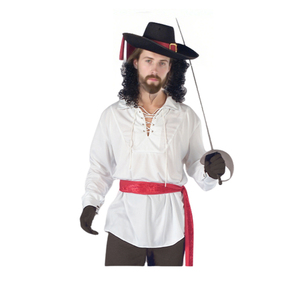 Gran oferta, disfraz <span class=keywords><strong>de</strong></span> Cosplay elegante, juego <span class=keywords><strong>de</strong></span> rol, disfraz <span class=keywords><strong>de</strong></span> pirata adulto elegante <span class=keywords><strong>de</strong></span> <span class=keywords><strong>Halloween</strong></span>, camisa <span class=keywords><strong>de</strong></span> espadachín <span class=keywords><strong>para</strong></span> <span class=keywords><strong>hombres</strong></span> - Product Image 2