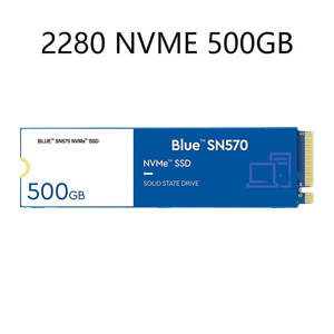 SSD NVMe M.2 2280 bleu <span class=keywords><strong>SN570</strong></span> de grande marque, 500 Go, PCIe 3.0 x4, pour mini PC, ordinateur portable, grade A, original, reconditionné - Product Image 1