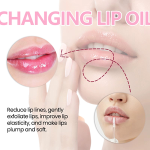 Huile de Soin des Lèvres Minérale MLM, Baume Hydratant Non Collant, Estompe les Rides des Lèvres, Gloss Hydratant Effet Eau, Maquillage Quotidien des Lèvres - Product Image 5