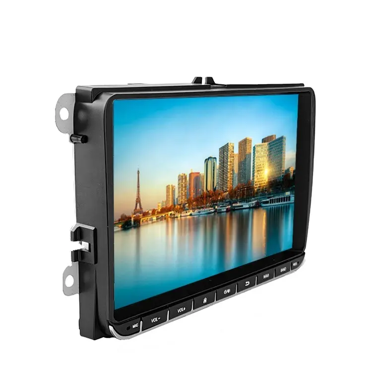 Sagitar / Caddy / Skoda / Amarok / Alhambra / Navigation Golf用の高品質RDS DSP 2.5D VWステレオAndroid2GBVWヘッドユニット