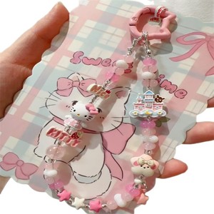 Chaîne de téléphone pour fille, modèle original mignon KT Cat Castle, avec lanière courte pour <span class=keywords><strong>appareil</strong></span> <span class=keywords><strong>photo</strong></span> CCD, modèle 288 - Product Image 5