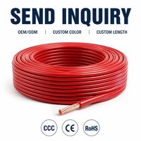 Cable Eléctrico para Construcción con Aislamiento LSZH XLPE de 2.5mm2, 450/750V, Bajo Humo, Libre de Halógenos, Retardante de Llama, WDZ-BYJ