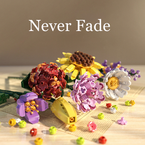 Bộ đồ chơi xếp hình hoa nhựa Sembo 601242-601255 bán chạy, đồ chơi trẻ em - Product Image 4