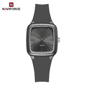 NAVIFORCE Montre pour femmes Top Brand Luxury New Original Lady Girl Wristwatch Silicone Rubber Bracelet Casual Female Clock Gift 5055 - Product Image 5