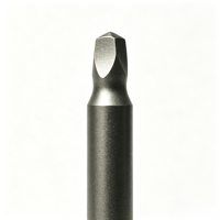 Embouts de tournevis carrés magnétiques S2 usinés avec précision CNC, avec tige hexagonale à changement rapide de 1/4 po et finition sablée