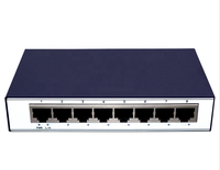 Conmutador de Red Gigabit Ethernet de 8 Puertos |   Plug and Play |   Soporte de Pared para Escritorio |   Divisor de Cajas de Plástico |   Sin ventilador |   Tráfico