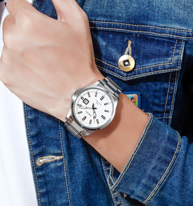 Orologio <span class=keywords><strong>da</strong></span> <span class=keywords><strong>Polso</strong></span> Skmei 9166 Dorato in Acciaio Inossidabile con Movimento al Quarzo per Uomo - Product Image 3