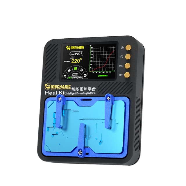 MECHANIC Heat Kit Smart Reflow Soldering Heating Platform With Module and Stencil for IPhoneX-16 Pro Max Phone Repair Tool