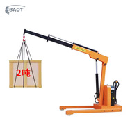 Baot Équipement de levage hydraulique électrique de 4 mètres de hauteur Mini petite grue de levage électrique à vendre