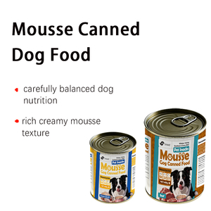 Alimento Húmedo Enlatado para Perros, Puré con Sabor a Salmón y Pollo, Golosinas para Mascotas, Venta al Por Mayor OEM - Product Image 1